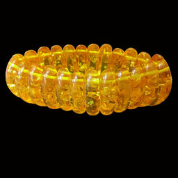 Браслет из искуственного янтаря Желтый