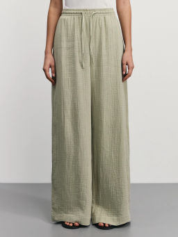 Широкие брюки из муслина / Zarina  фото 2