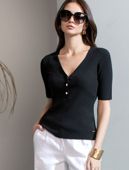 Джемпер тонкой вязки из вискозы с нейлоном