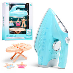 Бытовая техника "Утюг с гладильной доской" в коробке (цвет голубой)