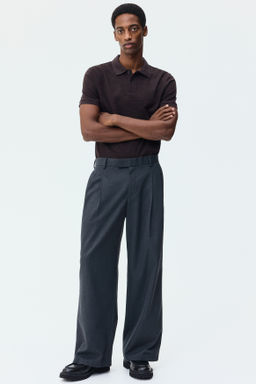 Polo en punto jacquard Slim Fit - H&m фото 6