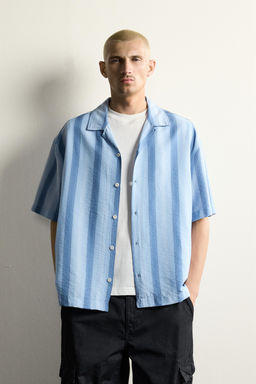 CAMISA REGULAR FIT FLUIDA / rayas - Zara фото 2