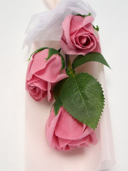 Букет из трех мыльных дымных роз в колбе. - SB BEAUTY фото 4