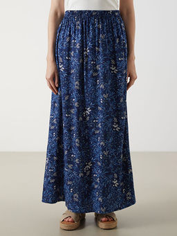 Beli Lastikli ?i?ekli Etek