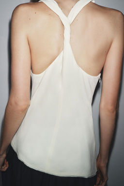 ZW COLLECTION COMBINED HALTER DRESS - Zara фото 3