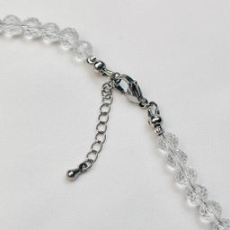 Колье из Аметиста и Горного Хрусталя 43 см +