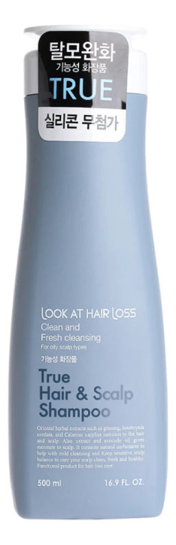 Daeng Gi Meo Ri Look At Hair Loss True Hair & Scalp Shampoo, 500ml - Шампунь против выпадения волос