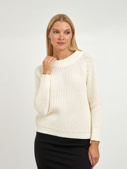 джемпер женский из хлопка с рукавом реглан - Glenfield фото 3