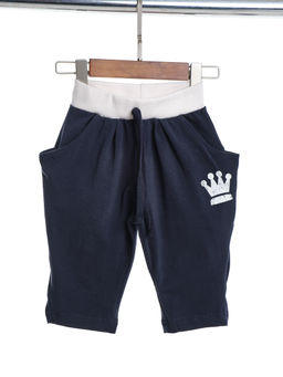 Бриджи с принтом UD 0782 т.синий