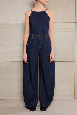 Mavi Ask?l? Az Esnek Baggy Fit Denim Tulum TWOSS26TU00001 - Trendyolmilla фото 7
