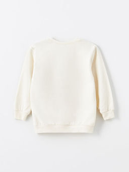 Bisiklet Yaka Bask?l? Erkek Bebek Sweatshirt - Waikiki фото 3
