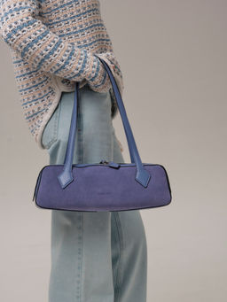 Сумка женская багет Deboro 31129 сиреневый закат