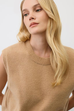 ЕВ 30263/ш/бежевый жилет жен