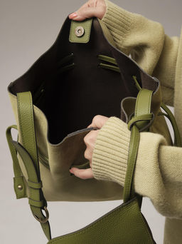 Замшевая сумка Eveline DBR 31143 киви фото 9