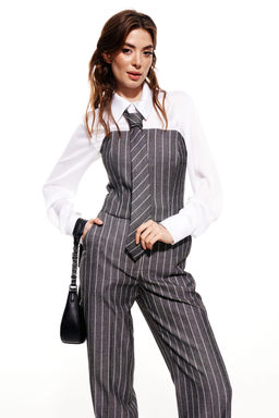 Костюм трехпредметный (блузка+брюки+галстук) - Elletto фото 23