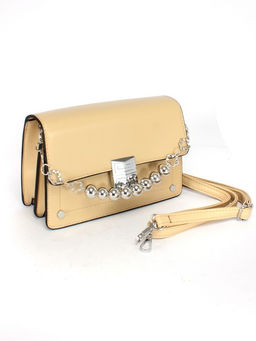 Сумка женская искусственная кожа C 190-9800, 1отд, плечевой ремень, бежевый SALE 246425 - Adelia фото 6