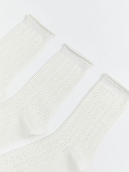 Ajurlu Kad?n Soket ?orap 3l?