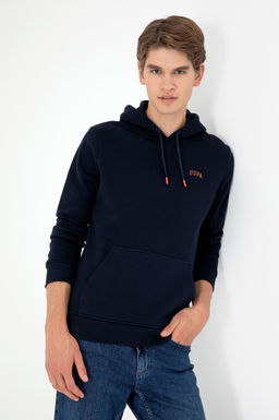 Мужской темно-синий базовый свитшот Неожиданная скидка в корзине - U.s. polo assn фото 3