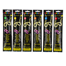 Неоновая палочка «Очки», цвета МИКС