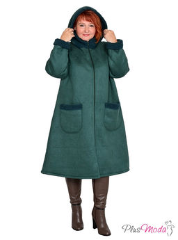 Жакет-дубленка Модель №1313 размеры 44-84 - Plusmoda фото 5