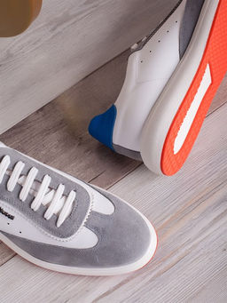 Кеды мужские Турция / Классические кроссовки в стиле casual 42000-01 Серый - Piniolo фото 4