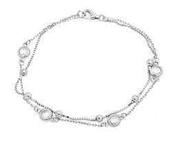 Браслет из серебра куб.циркон., ТЦБ53