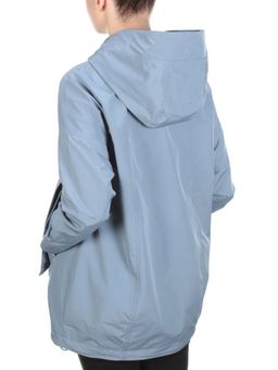 FY-221 GRAY/BLUE Ветровка женская АЛИСА (65% хлопок, 35% полиэстер) - Фабричный китай фото 5