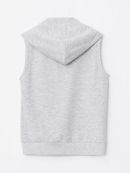 Kap??onlu Bask?l? K?z ?ocuk Fermuarl? Yelek - Waikiki фото 3