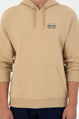 Мужская толстовка песочного цвета Неожиданная скидка в корзине - U.s. polo assn фото 6