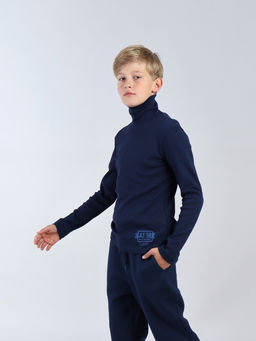 CWJB 63985-41-426 Водолазка для мальчика,темно-синий