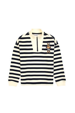 Erkek _ocuk Lacivert Yarm Fermuarl_ Sweatshirt - U.s. polo assn фото 2