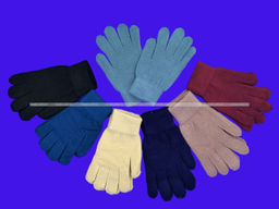 Цена за 12 пар. КОРОНА перчатки женские АССОРТИ с начесом