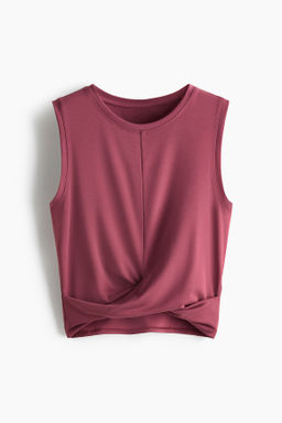 Top de deporte con detalle cruzado Slim Fit - H&m фото 2