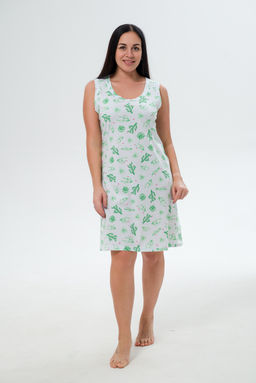 Ночная сорочка женская из кулирки Мария кактус - Амадэль фото 5