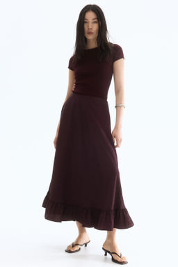 Maxifalda con volante - H&m фото 4