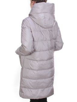 2119 LIGHT GREY Пальто зимнее женское MELISACITI (200 гр. холлофайбера) - Fashion фото 4