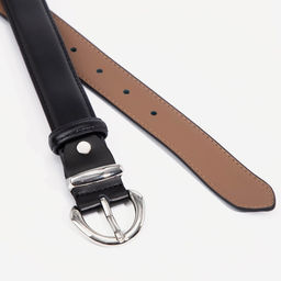 Ремень женский, ширина 3 см, винт, пряжка металл, цвет чёрный - Simaland фото 2