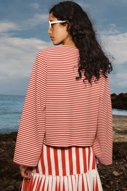 LIMITED EDITION STRIPED T-SHIRT - Zara фото 9