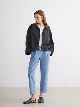 Beli Lastikli Carrot Fit Kad?n Jean Pantolon