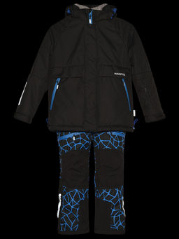 Костюм 7з2925 черный/электрик
