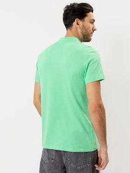 Джемпер-поло хлопковый в салатовом цвете тропики 111697 - Mark formelle фото 3