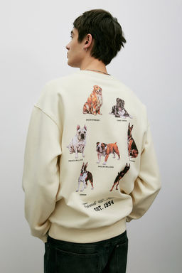 Sudadera con estampado Loose Fit