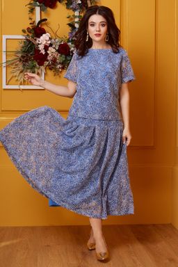 Костюм ажурный из вискозы нарядный летний