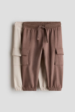 Pack de 2 joggers cargo