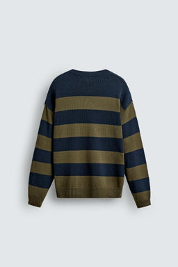 STRIPED JACQUARD SWEATER - Zara фото 9