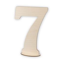 Заготовка для декорирования Mr. Carving ВД-386 Цифры на подставке фанера 7.5 х 20.6 х 30 см Цифра 0  фото 3