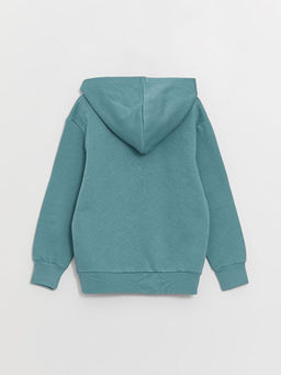 Rahat Kal?p Bask?l? Erkek ?ocuk Hoodie - Waikiki фото 3