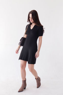 11331 Платье чёрное трикотажное (остаток: 42, 44) - Martichelli фото 17