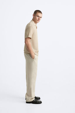 TEXTURED POLO SHIRT - Zara фото 12