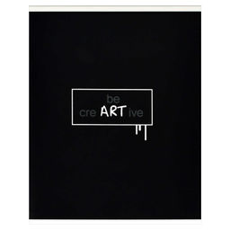 Тетрадь, 96 л, клетка, арт. 70418/ 12 БУДЬ ТВОРЦОМ /А5+, обложка - выборочный УФ-лак, мелованный ка